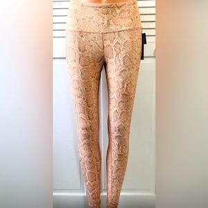 BCBG MAXAZIRA Snakeskin Print Leggings